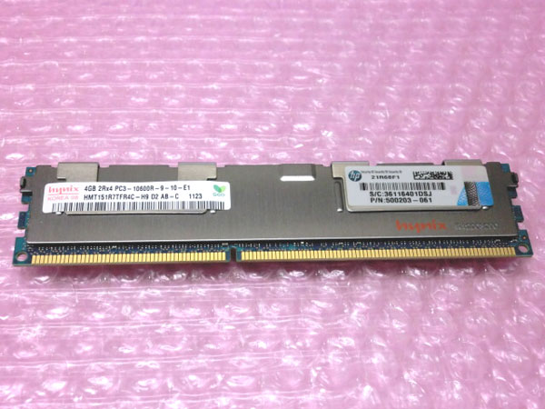 HP 500203-061 パソコン3-10600R 4GB 中古記憶装置