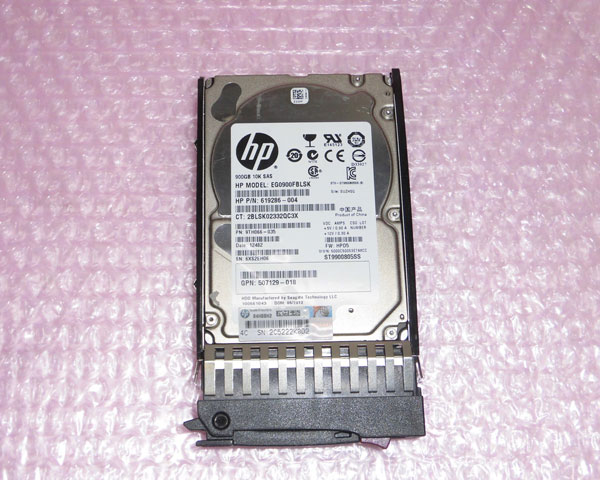 【中古品】サーバー　EG0900FBLSK 900GB HPE EG0900FBLSK 900GB 10kRPM 2.5in SAS-6G Enterprise G4-G7