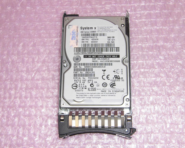 IBM 42D0638 (42D0641) SAS 300GB 10K 2.5インチ 中古ハードディスク|アクアライト