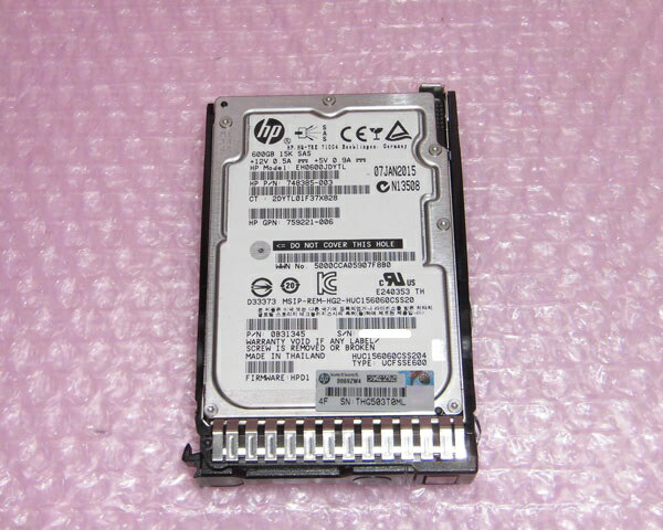 内蔵型ハードディスクドライブ EMC 600GB 15k SAS HDD 内蔵型ハードディスクドライブ EMC 600GB 15k SAS HDD Amazon