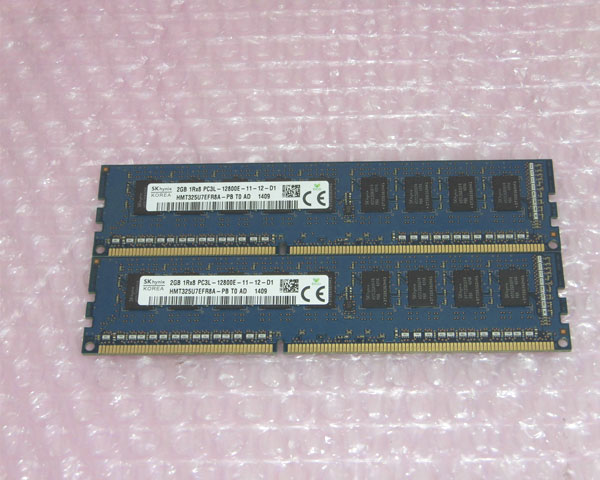 楽天市場】SK hynix PC3L-12800E 8GB(4GB×2枚) 2R×8 中古メモリー