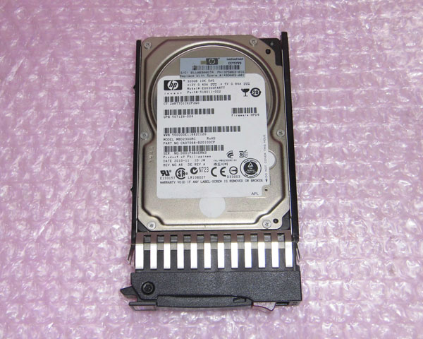 HP 518011-002(EG0300FARTT) SAS 300GB 10K 2.5インチ 中古ハードディスク｜アクアライト