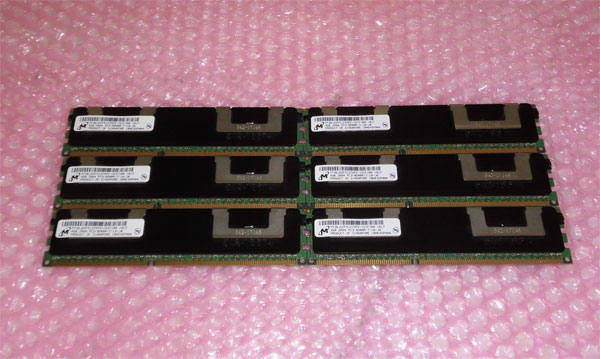 中古記憶装置 Micron パソコン3-8500R 24GB(4GB×6枚)