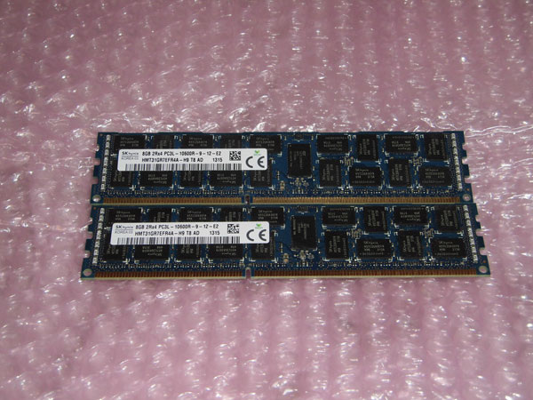 中古メモリー SK hynix PC3L-10600R 16GB(8GB&times;2) 2R&times;4｜アクアライト