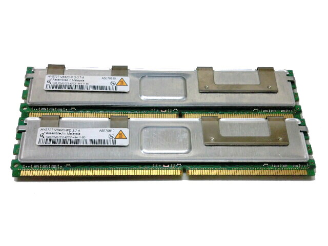 富士通  PGBRU2CD (CA06718-J202)\u003cBR\u003ePC2-4200F 1GB×2枚(計2GB) FB-DIMM 【中古】