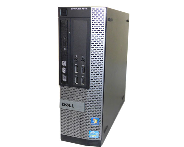 中古パソコン デスクトップ 本体のみ 省スペース型 Windows7 Pro 64bit DELL デル OPTIPLEX 7010 SFF Core  i5-3470 3.2GHz 4GB SSD 128GB マルチ いラインアップ