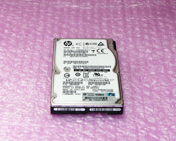 楽天市場】HP 619286-004(EG0900FBLSK) SAS 900GB 10K 2.5インチ 中古