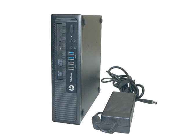 パソコン 中古 Windows8.1 Pro 64bit HP EliteDesk 800 G1 USDT (C8N28AV) Core i3-4130 3.4GHz メモリ 4GB HDD 320GB(SATA) DVDマルチ デスクトップ ウルトラスリムモデル 本体のみ