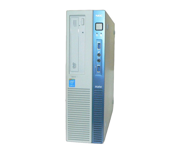 パソコン 中古 Windows8.1 Pro 64bit NEC Mate MK33MB-M (PC-MK33MBZDM) Core i5-4590 3.3GHz メモリ 4GB HDD 500GB(SATA) DVD-ROM 前カバー黄ばみ デスクトップ