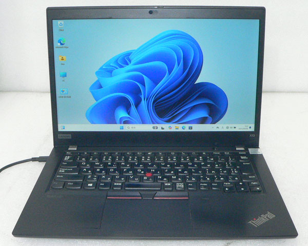 パソコン 中古 Windows11 Pro 64bit Lenovo ThinkPad X13 (20T3-S3FA00) 第10世代 Core i5-10210U 1.6GHz メモリ 8GB 512B(NVMe SSD) 13.3インチ フルHD(1920&times;1080) ノートパソコン｜アクアライト