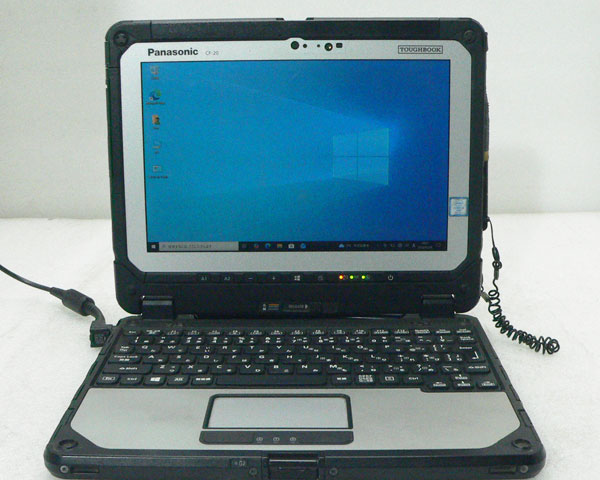 マイコン 中古 Windows10 Pro 64bit Panasonic TOUGHBOOK CF-20 (CF-20E0385VJ) Core i5-7Y57 1.2GHz 記憶装置 4GB 128GB(SSD) 10.1in(1920×1200) タッチパネル  2インチ1 経口避妊薬パソコン 超牢固たる 鍵盤付き添い人 万覚え帳マイコン  液晶当て嵌める感(大) AC欠品