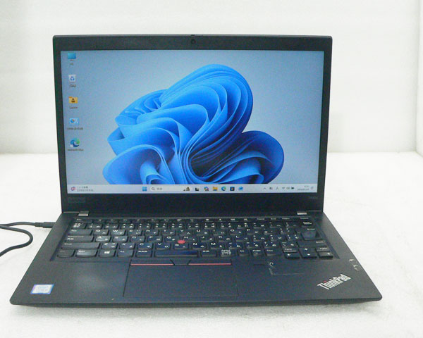 パソコン 中古 Windows11 Pro 64bit Lenovo ThinkPad T490s (20NY-S57R00) Core i5-8265U 1.6GHz メモリ 8GB 256GB(NVMe SSD) 14インチ フルHD(1920x1080) ノートパソコン