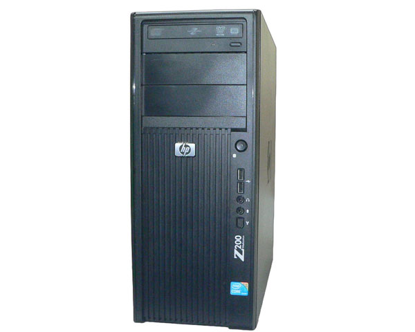 Windows7 Pro 64bit HP Workstation Z200 CMT VA206AV Core i5-650 3.2GHz メモリ 8GB HDD 500GB(SATA) DVD-ROM Quadro FX580 天板に傷と凹みあり｜アクアライト