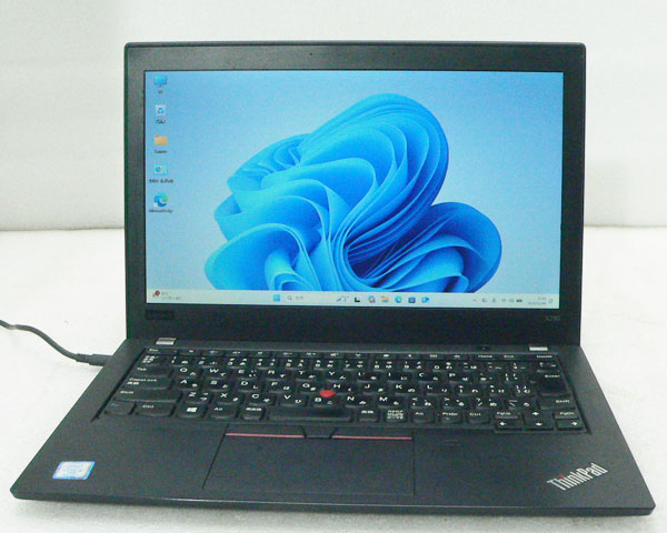 パソコン 中古 Windows11 Pro 64bit Lenovo Thinkpad X280 (20KE-A00YJP) 第8世代 Core i5-8250U 1.6GHz メモリ 8GB 256GB(新品NVMe SSD) 軽量 B5サイズ 12.5インチ(1366×768) 天板使用感あり ノートパソコン|アクアライト