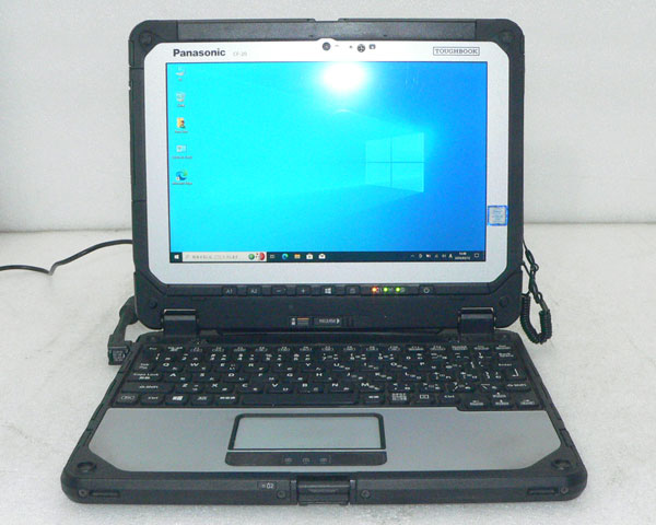 マイコン 中古 Windows10 Pro 64bit Panasonic TOUGHBOOK CF-20 (CF-20E0385VJ) Core i5-7Y57 1.2GHz 記憶装置 4GB 128GB(SSD) 10.1in(1920×1200) タッチパネル  2インチ1 経口避妊薬マイコン 超牢固たる 鍵盤付き添い人 万覚え帳マイコン