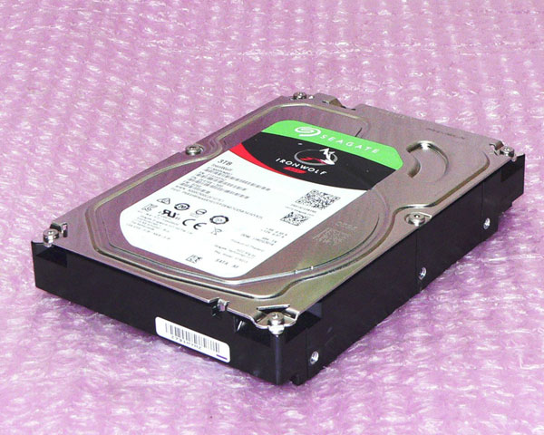【思わしい物質の状態規則正しい】SEAGATE IRONWOLF ST3000VN007 NAS SATA 3結核症 3.5in 5900RPM 中古固定ディスク