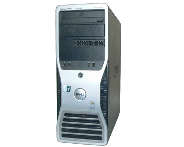 WindowsXP Pro 64bit DELL PRECISION T5400 Xeon X5460 3.16GHz メモリ 8GB HDD 146GB×2(SAS) 光学ドライブ不良 Quadro FX3700 中古ワークステーション