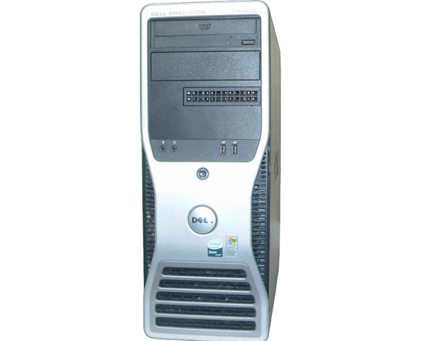 WindowsXP Pro 64bit DELL PRECISION T5400 Xeon X5460 3.16GHz メモリ 8GB HDD 146GB×2(SAS) DVD-ROM Quadro FX3700 中古ワークステーション