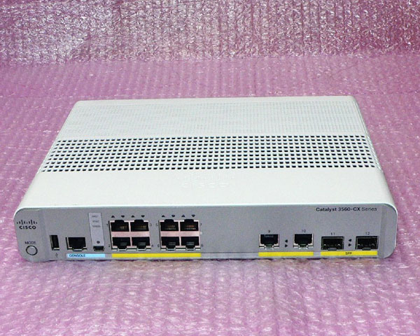 Cisco WS-C3560CX-8TC-S スイッチ (WS-C3560CX-8TC-S V04)