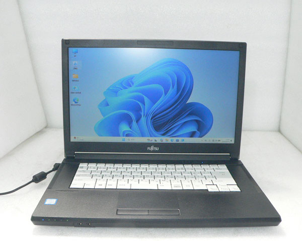 中古万覚え帳マイコン Windows11 Pro 64bit 富士通 LIFEBOOK A579/B (FMVA64003) 第8時人 Core i5-8265U 1.6GHz 記憶装置 4GB SSD 128GB 15.6in(1366×768)