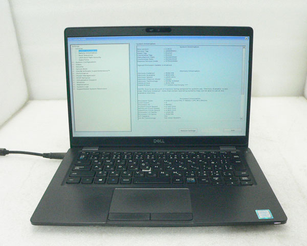 JUNK DELL Latitude 5300 Core i7-8665U 1.9Ghz 8GB 256GB(NVMe SSD) 13.3in(1366×768) AC欠品 現況売りわたす(返品不可) junk pc