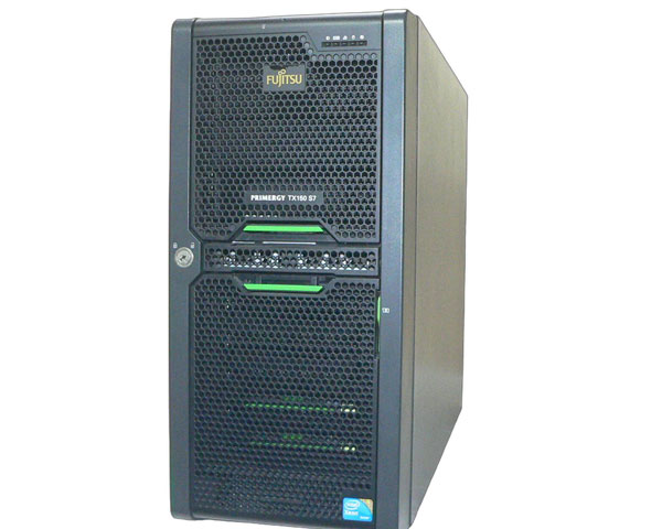 富士通 PRIMERGY TX150 S7(PGT1574N63) Xeon L3406 2.26GHz 記憶装置 4GB HDD 300GB×2(SAS 3.5in) ヴィデオディスク-ロム