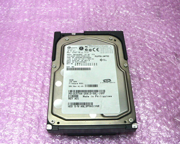 DELL 0C5744 (MAU3036NC) Ultra320 SCSI 36GB 15K 中古ハードディスク 7,920円