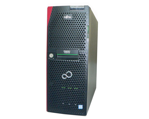 Fujitsu PRIMERGY TX1320 M4 サーバー　ワケありPC 富士通 PRIMERGY TX1320 M4 Xeon E-2124 3.3GHz 8GB 300GBx2台