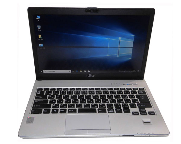 Windows10 Pro 64bit 富士通 LIFEBOOK S935/K (FMVS03003) 第5世代 Core i5-5300U 2.3GHz メモリ 4GB 256GB(SSD) DVDマルチ Webカメラ HDMI Bluetooth 無線LAN 13.3インチ フルHD 中古ノートパソコン