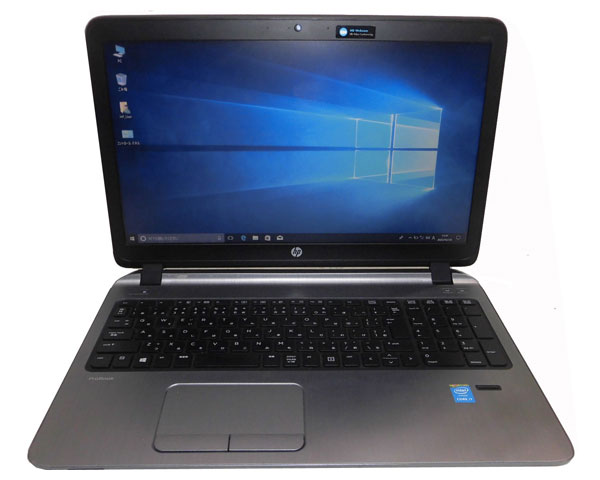 Windows10 Pro 64bit HP ProBook 450 G2 (K7C23PA#ABJ) Core i7-4510U 2.0GHz メモリ 8GB HDD 1TB(SATA) DVDマルチ 15.6インチ(1366&times;768) Bluetooth Webカメラ｜アクアライト