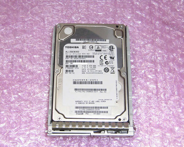 Oracle 7013660 (富士通 CA06620-E271) SAS 300GB 15K 2.5インチ 中古ハードディスク