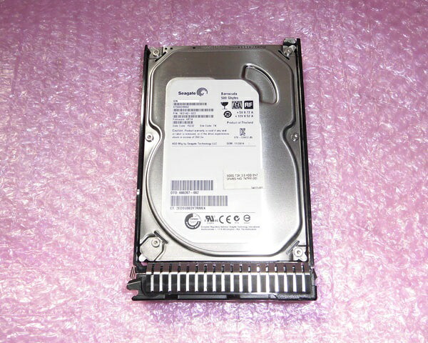 HP 680207-002 (747991-001) ST500DM002 SATA 500GB 3.5インチ 中古ハードディスク