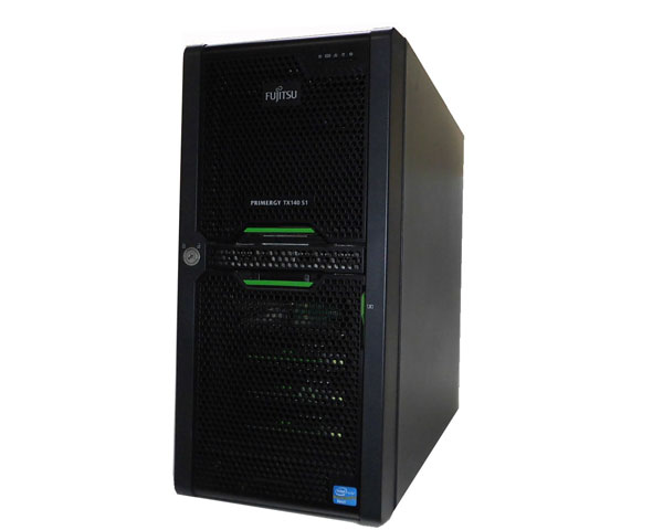 中古 富士通 PRIMERGY TX140 S1 PYT14PT3S Xeon E3-1220 V2 3.1GHz メモリ 8GB HDD 300GB&times;2(SAS 3.5インチ) DVD-ROM｜アクアライト