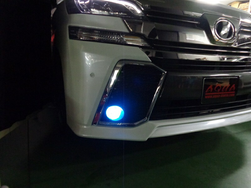 楽天市場 アルファード ヴェルファイア３０系用 フォグランプレンズフィルム ａｑｕａ Style