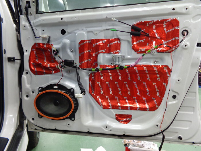 車用品ハリアー３０系専用 フロントドアデッドニングキット ａｑｕａ Style