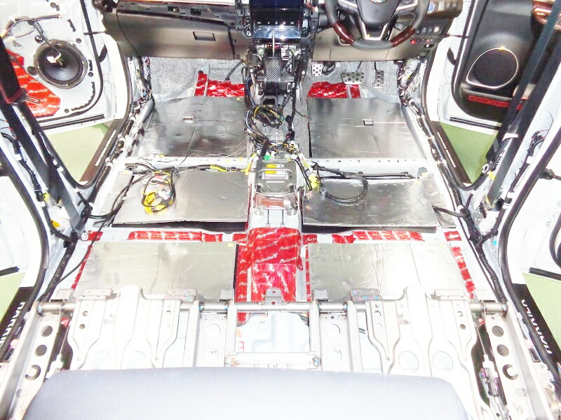 本物の カーオーディオ ハリアー６０系専用 フロア用 遮熱 遮音材 Caska Gov Mk