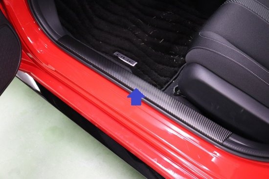 シビックFK7　フロントステップパネル傷防止シート