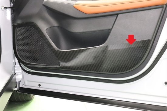 アウトランダーPHEV　ドアパネル傷防止シート