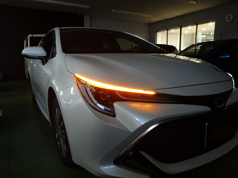 カローラ運動競技e210仕組みbi Beam Led頂き火鑽据える車両専用 シーケンシャルウインカー 前面 Jhltv Com