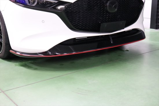 楽天市場】MAZDA3 サイドアンダースカートレッドラインシートVer1