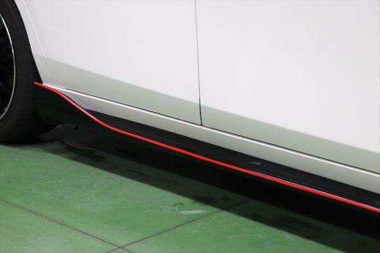 楽天市場】MAZDA3 サイドアンダースカートレッドラインシートVer1