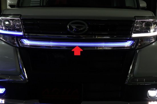 ダイハツタントカスタムLEDイルミネーション ダイハツ ○◯純正部品ダイハツ タント タントカスタムフロント