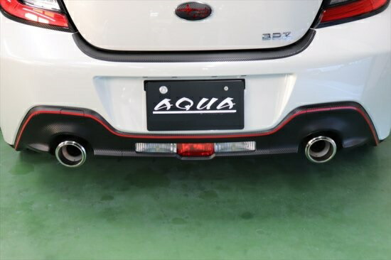 楽天市場】BRZ ZD8 リアバンパーアンダーラインシート : AQUA-STYLE