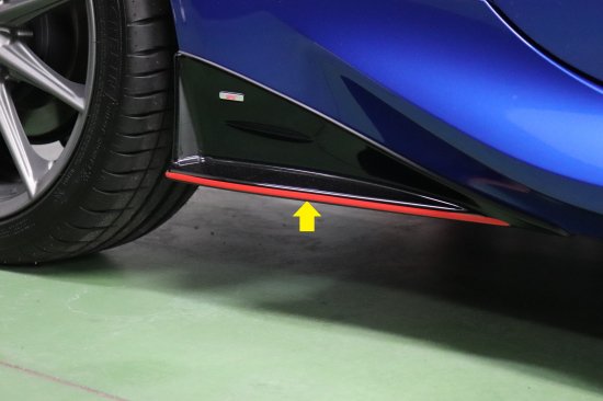 楽天市場】BRZ ZD8 STIフロントアンダースポイラーラインシート