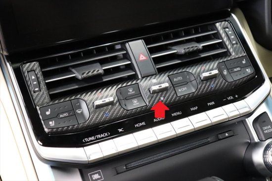 ランドクルーザー３００　エアコンパネルシート