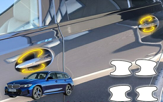 BMW　３シリーズツーリングG21　ドアハンドルシート