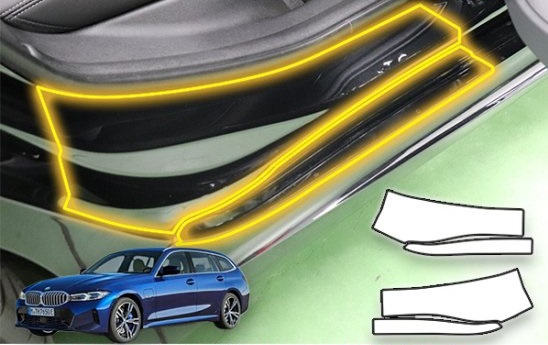 BMW　３シリーズツーリングG21　リアサイドステップシート