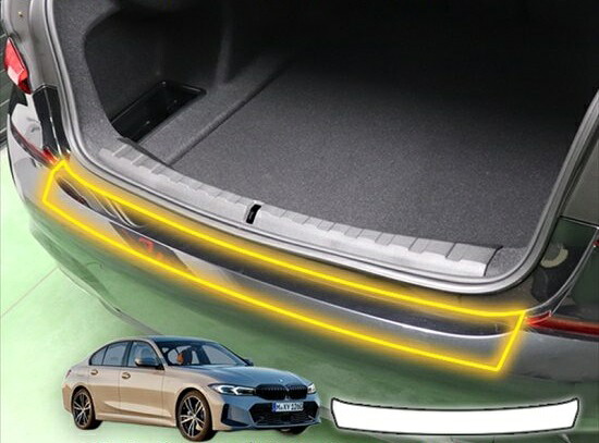 BMW　３シリーズセダンG20　リアバンパープロテクションフィルム