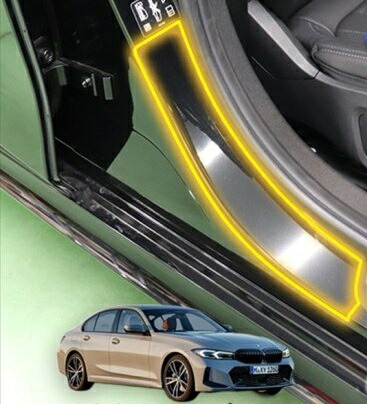 BMW　３シリーズセダンG20　センターピラープロテクションフィルム