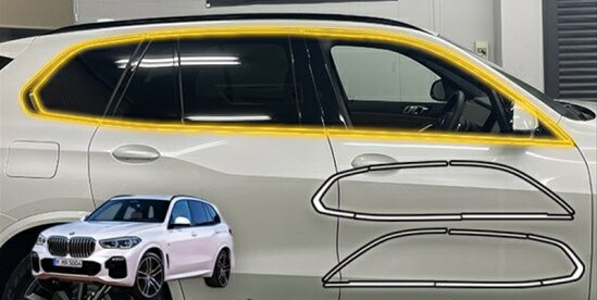 BMW　X5　モールシート